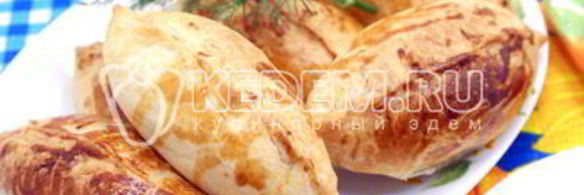 пирожки с курицей и грибами