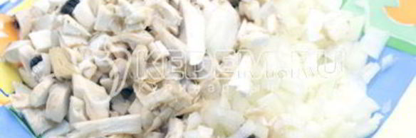 пирожки с курицей и грибами