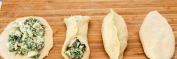 пирожки с луком и яйцами