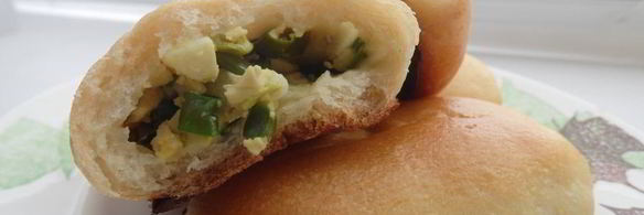 пирожки с луком и яйцом