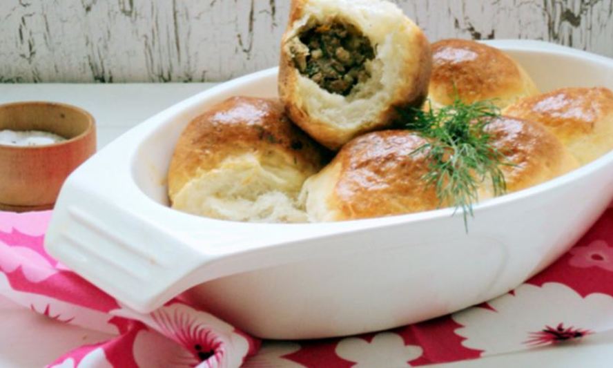 Рецепт пирожков с печеночным паштетом и картофелем