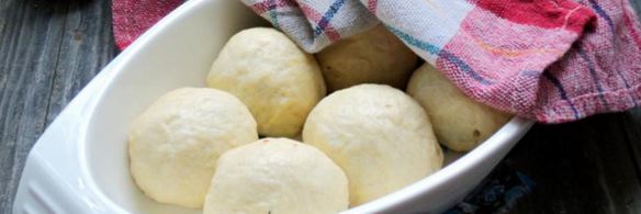 пирожки с печеночным паштетом и картофелем