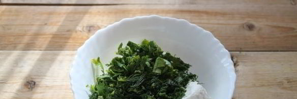 пирожки с творогом и зеленью