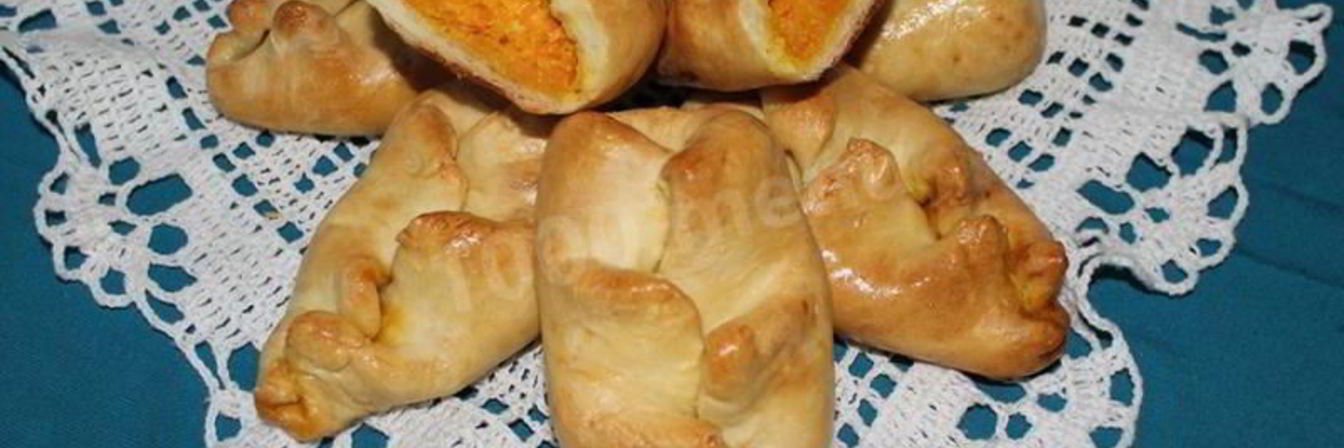 Пирожки с тыквой в духовке несладкие