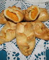 Пирожки с тыквой в духовке несладкие