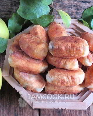Пирожки с яблоками без дрожжей