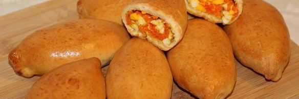пирожки с яйцами и морковью