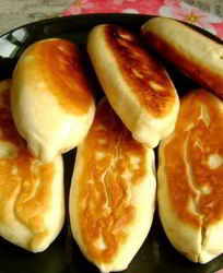 Пирожки жареные дрожжевые