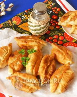 Постные пирожки с картошкой