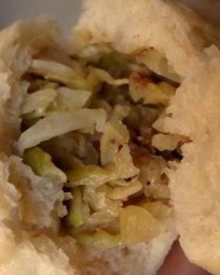 Пянсе — пирожки на пару, капуста и мясо