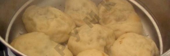 пянсе — пирожки на пару, капуста и мясо