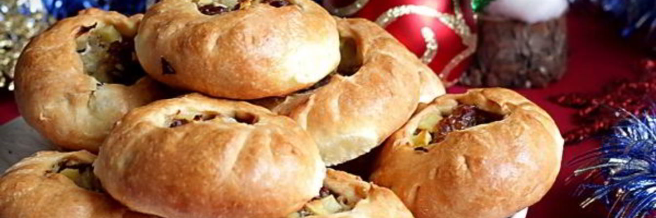 Татарские пирожки с мясом и картофелем