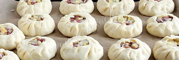татарские пирожки с мясом и картофелем