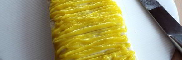 лимонное пирожное