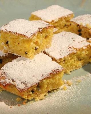 Лимонные пирожные с маракуйей