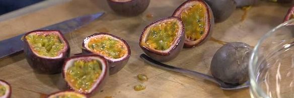 лимонные пирожные с маракуйей