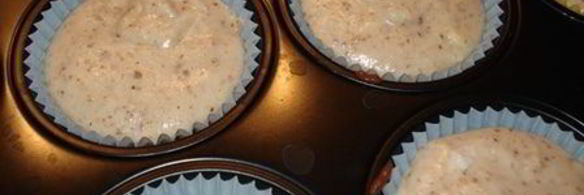 миндальные экспресс-пирожные с двумя видами шоколада