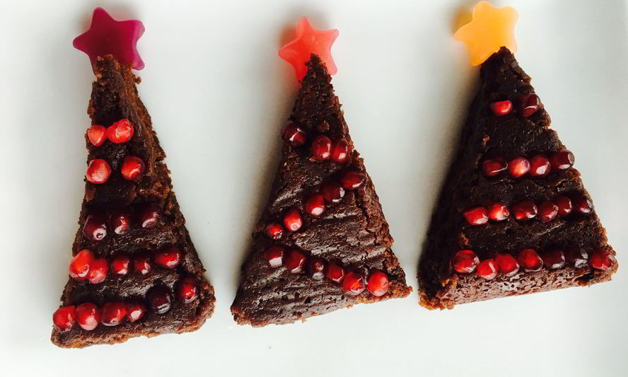 Рецепт новогодних брауни елочки