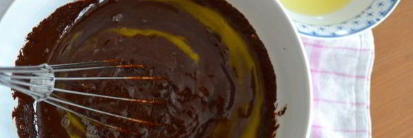 очень шоколадный брауни с розовым перцем