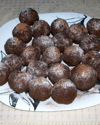 Пирожное Картошка из ванильных сухарей