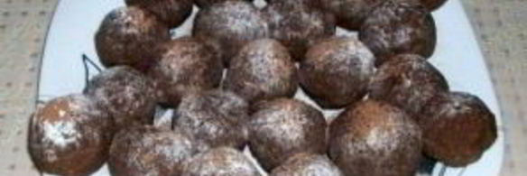 пирожное картошка из ванильных сухарей