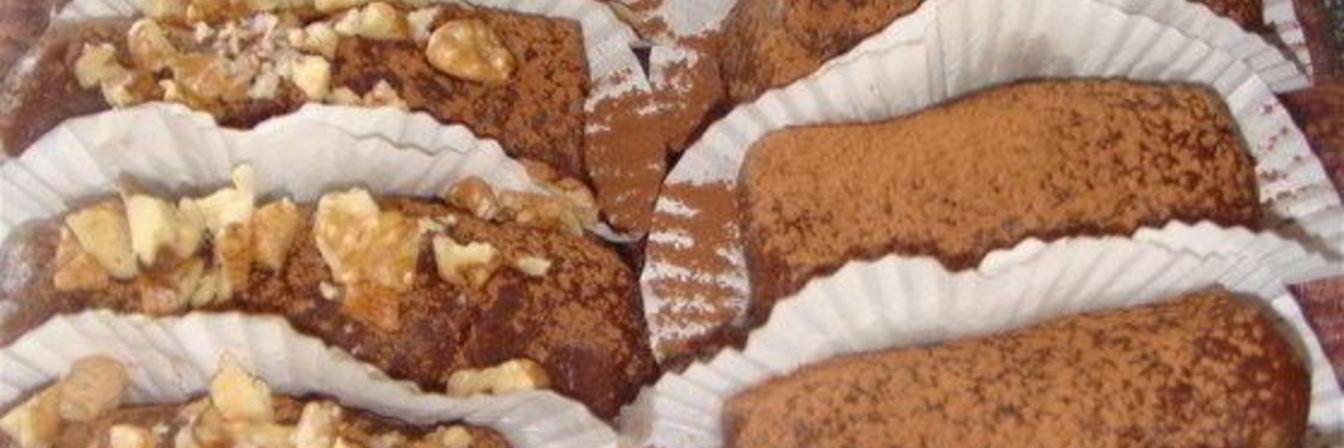 Пирожное Картошка с коньяком и грецкими орехами