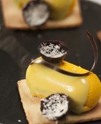 Пирожное кокосовый рай