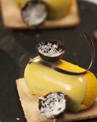 Пирожное кокосовый рай