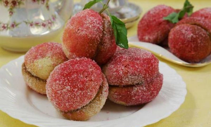 Рецепт пирожного персик на десерт