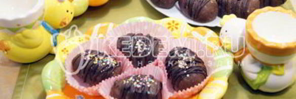пирожное шоколадное яичко