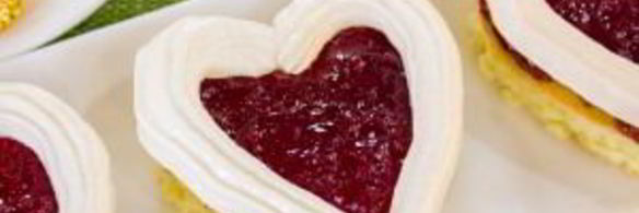 пирожное валентинки