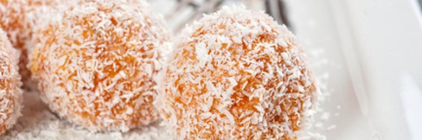 Пирожные с кокосовой стружкой