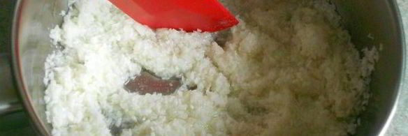 пирожные с ревенем и кокосом