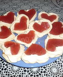 Пирожные валентинки