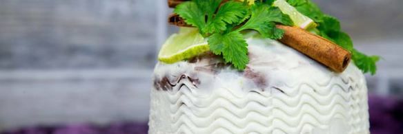 шоколадное пирожное с ромом и лаймом