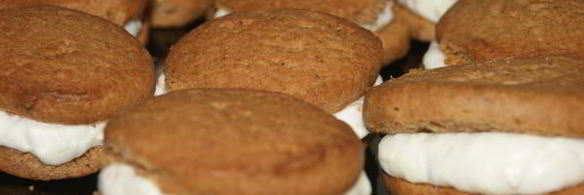 шоколадные пирожные с кремом