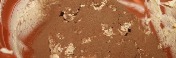 шоколадные пирожные с кремом