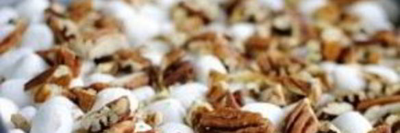 шоколадные пирожные с орехами пекан