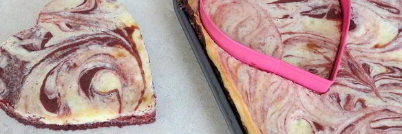 шоколадные валентинки брауни