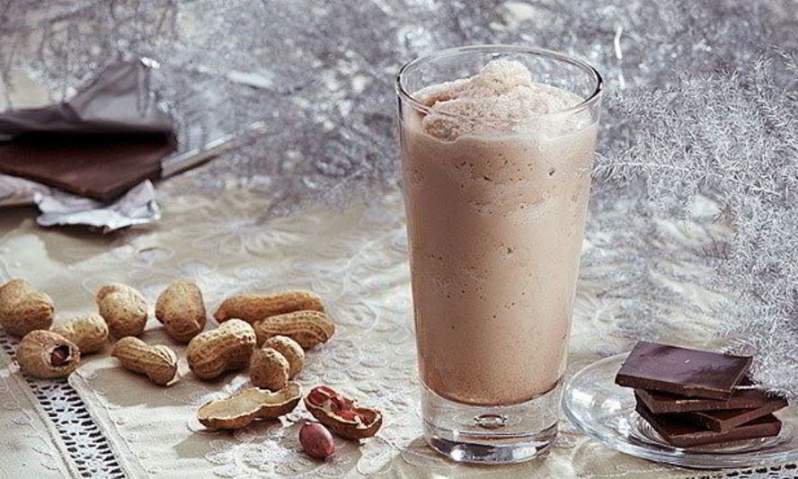 Рецепт сникерса-милкшейка