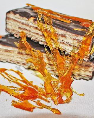 Украшения из карамели для тортов и пирожных