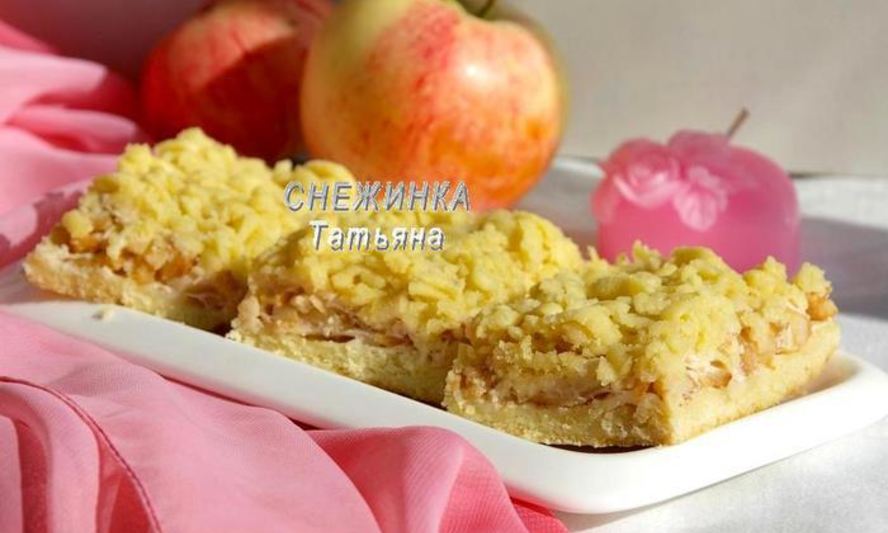 Рецепт яблочных пирожных блаженство