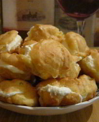 Заварные диетические пирожные