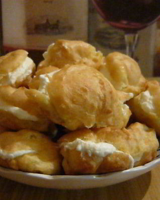 Заварные диетические пирожные