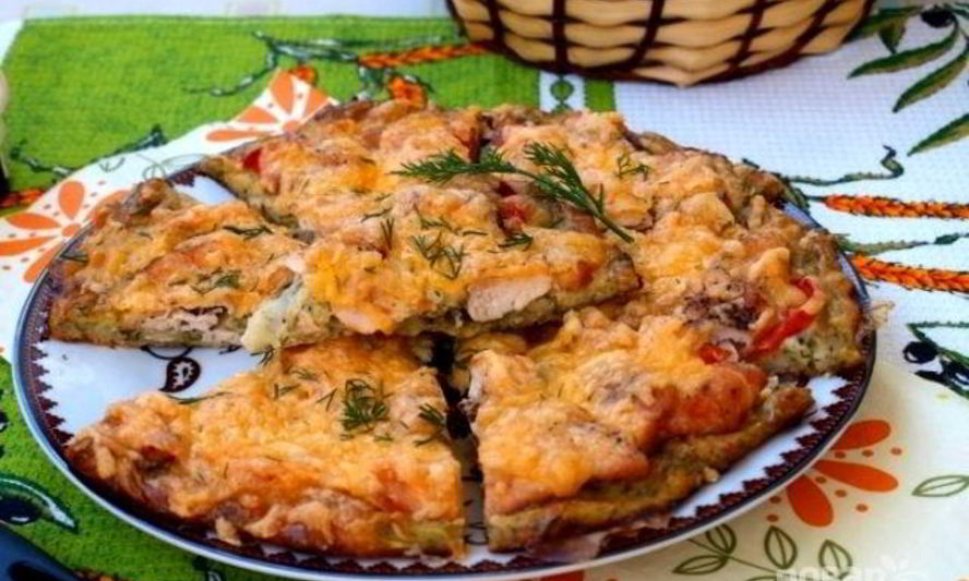 Рецепт аппетитной кабачковой пиццы