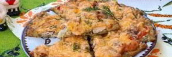 аппетитная кабачковая пицца