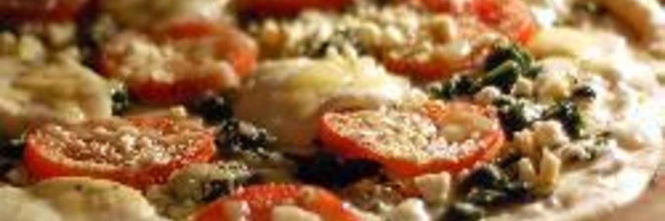 Быстрая пицца с моцареллой