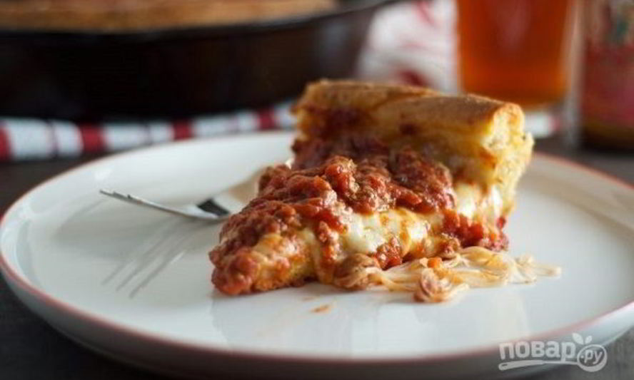 Рецепт чикагской пиццы