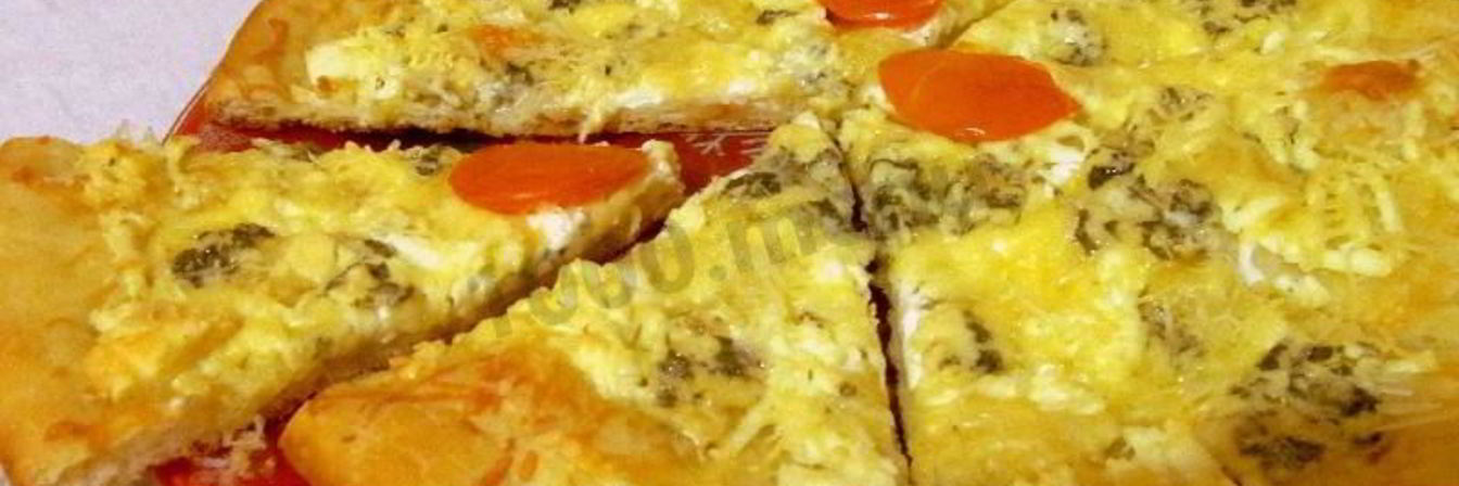 Итальянская пицца 4 сыра в духовке