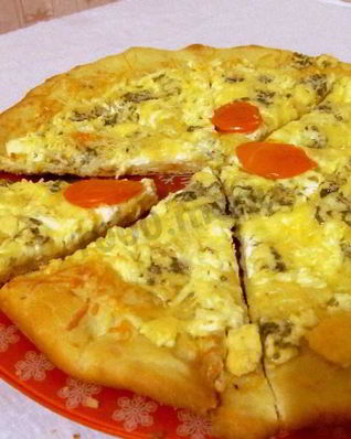 Итальянская пицца 4 сыра в духовке